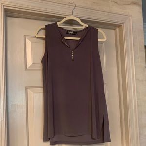 Sympli Zest Tank Sz 12 in Mushroom